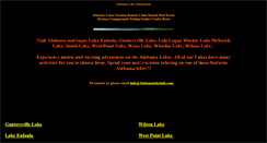 Desktop Screenshot of alabamalakeinfo.com